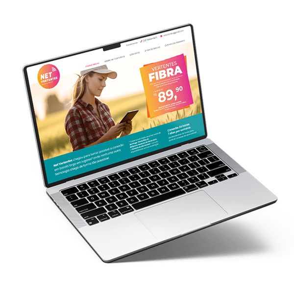 Criação de site para operadora de internet