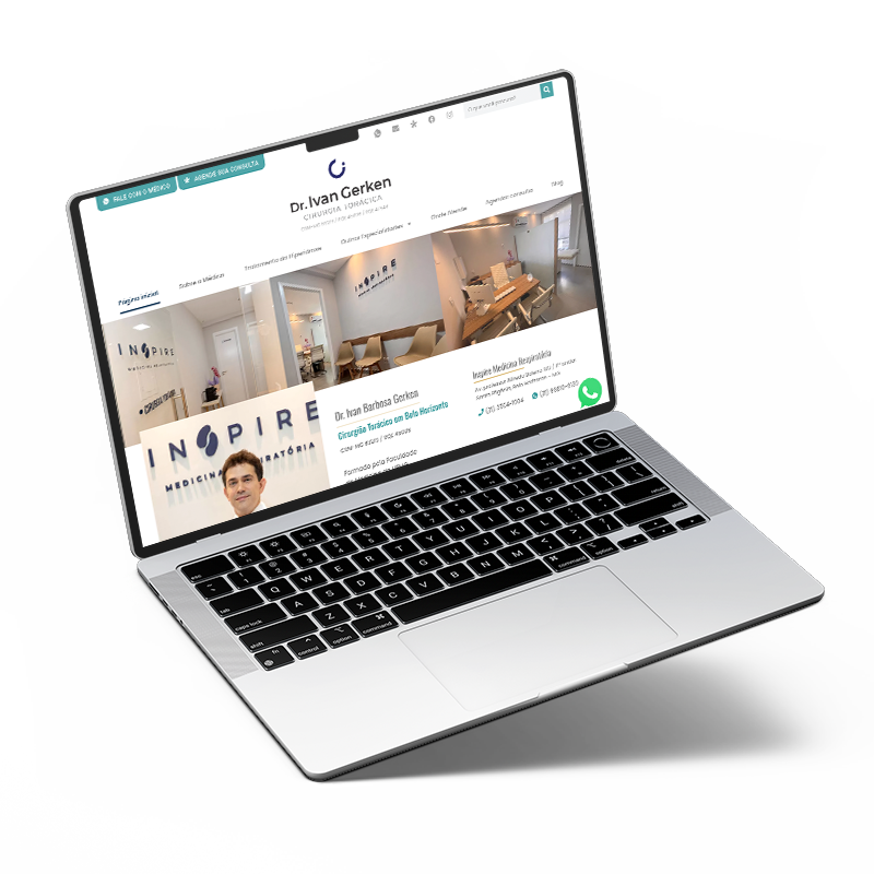 Criação de site para médico