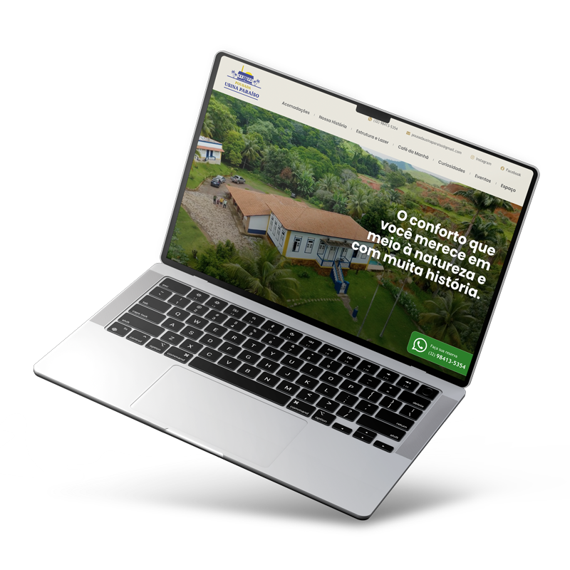 Criação de site para pousada