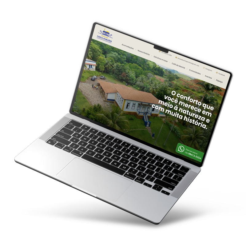 Criação de site para pousada