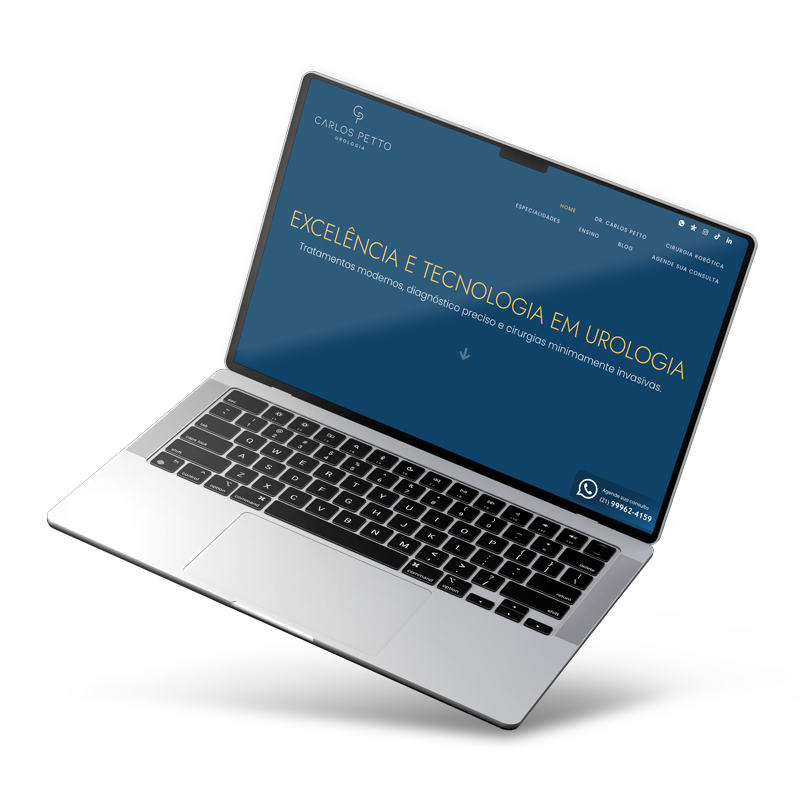 Criação de site para médico urologista
