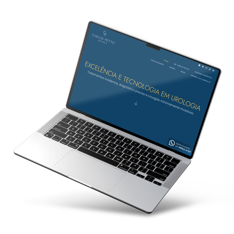Criação de site para médico urologista