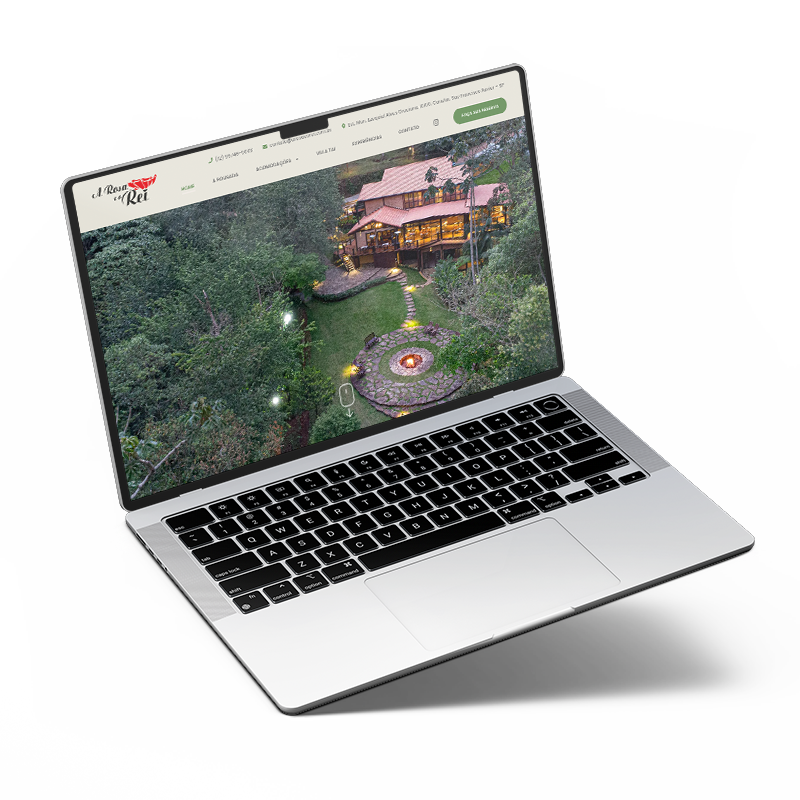 Criação de site para pousada
